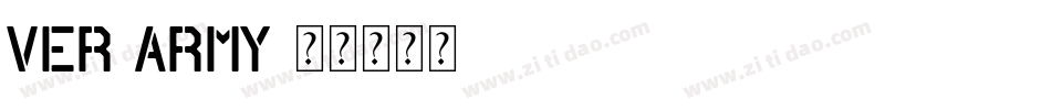 Ver Army字体转换